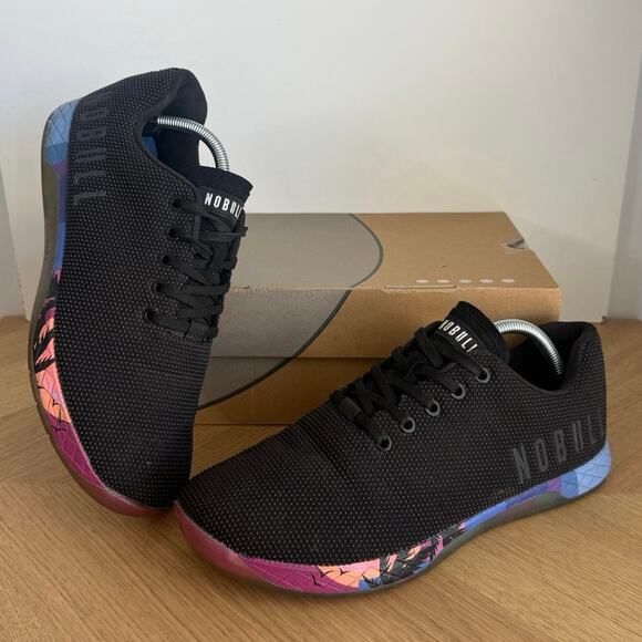 NOBULL SuperFabric Outwork Black /Tropical Men Running Sneakers- SZ 10.5- W 12 - Picture 1 of 11